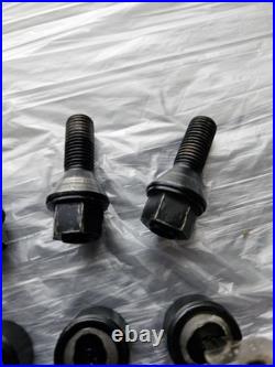 BMW E30 E28 E21 Keyed Wheel Bolts With Caps & Key Locking Wheel Nuts