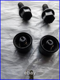 BMW E30 E28 E21 Keyed Wheel Bolts With Caps & Key Locking Wheel Nuts