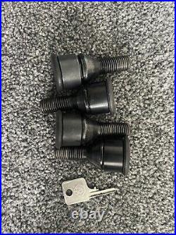 BMW Genuine E30 Wheel Locking Nuts With Key And Dust Cover