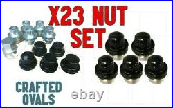 Black Locking Wheel Nut Set PLUS 18 Nuts to fit Land Rover Defender Alloy Wheels
