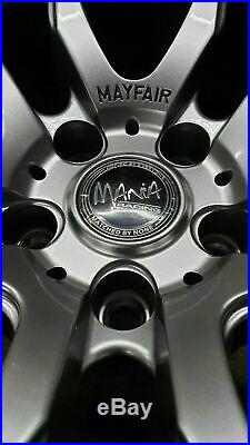 Bmw e63 e64 645 20 mayfair mania racing silver alloy wheels and tyres lock nuts