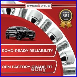 Butzi M12x1.50mm Chrome Anti Theft Locking Wheel Nuts For Toyota Avensis 03-09