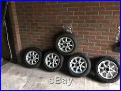Classic mini alloy wheels 12 inch, nuts and locking nuts