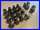 Complete set of original 16 wheel nuts and 4 locking wheel nuts. Jaguar XK