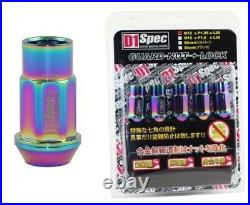 D1 Spec Steel Locking Racing Wheel Nuts Neo 1.25 200sx 350z Skyline Impreza