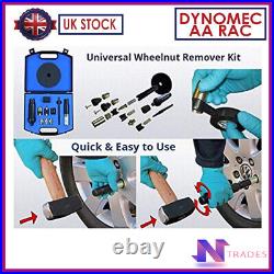 DYNOMEC Locking Wheel Nut Remover Set as used by the AA and RAC. LATEST KIT