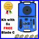 DYNOMEC Locking Wheel Nut Remover Set used by AA RAC DY1000 with 5 FREE C BLADES