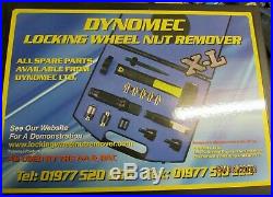 DYNOMEC X-L Locking Wheel Nut Remover Set as used by the AA and RAC. LATEST KIT