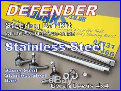 Defender Stainless Steel Heavy Duty steering bars Track Rod Drag Link SUMOBARS