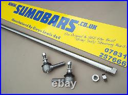 Defender Stainless Steel Track Rod Bar Heavy Duty + Track Rod Ends SUMOBARS