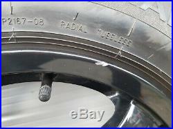 Dynamics black alloy wheels 15 with tyres 195/65, with rubber seal locking nuts