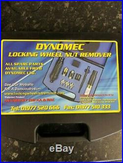 Dynomec Locking Wheel Nut Remover Set as used by the RAC and AA (Latest Kit)