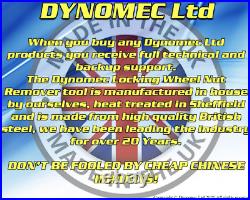 Dynomec XL Kit Dy025xl Locking Wheel Nut Set Removal Inc 5 Extra Free Blade C