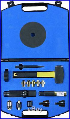 Dynomec XL Universal Locking Wheel Nut Removal Kit Rounded Bolts Garage Tool Set