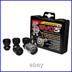 EVO MK5 M12x1.50mm Black Anti Theft Locking Wheel Nuts For a Lexus SC400