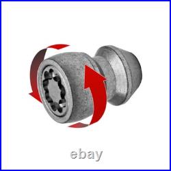 EVO MK5 M12x1.50mm Chrome Anti Theft Locking Wheel Nuts For Dodge Caravan