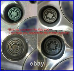 FOR VOLVO LOCK LOCKING WHEEL BOLT NUT MASTER SECURITY KEY ALL No. AVAILABLE
