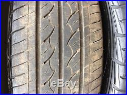 Fiat Grande Punto 4 X 15 Alloy Wheels & Tyres With Locking Nuts (2005-2010)