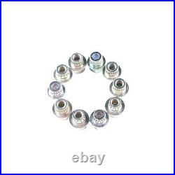 Fits BMW 1 3 5 6 7 Series X3 Set of 10 Wheel Lock Anti-Theft Nut Bolt #13Teeth