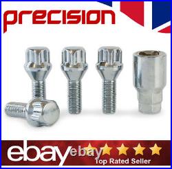 For Jeep Compass Locking Wheel Nuts M12x1.5 Stud Bolts For Alloy Wheels