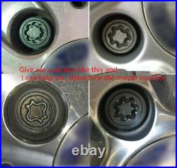For Mercedes Locking Wheel Bolt / Wheel Nut Key Remover Number 301 302 303-330
