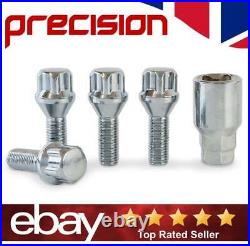 For Renault Modus Locking Wheel Nuts M12x1.5 Stud Bolts For Alloy Wheels