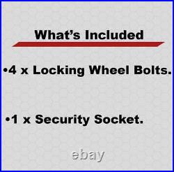 For Renault Modus Locking Wheel Nuts M12x1.5 Stud Bolts For Alloy Wheels