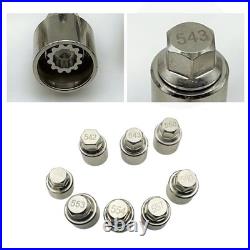 For SEAT Lock Locking Wheel Bolt Nut Key Master Security Remover Key 542-560