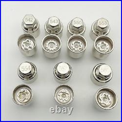 For SEAT Lock Locking Wheel Bolt Nut Key Master Security Remover Key 542-560