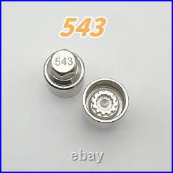 For SEAT Lock Locking Wheel Bolt Nut Key Master Security Remover Key NSA 542-560