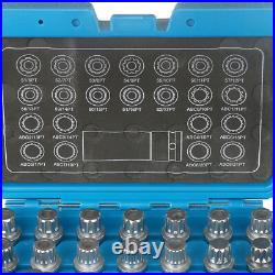 For VW Locking Wheel Nut Key Removal Installer Tool Stud Extractor Socket Set