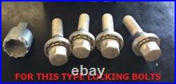 For Volvo Xc60 Xc90 S60 S80 V60 Wheel Nut Bolt Covers Locking Caps Grey Tool