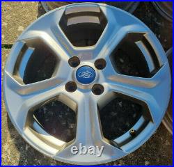 Ford Fiesta ST MK7 4 x original alloy wheels 17 including wheel locking nuts