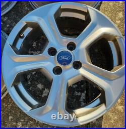 Ford Fiesta ST MK7 4 x original alloy wheels 17 including wheel locking nuts