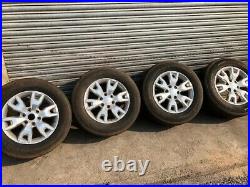 Ford Ranger Wildtrak 18 Alloy Wheels With Tyres And Wheel Nuts Inc Locking