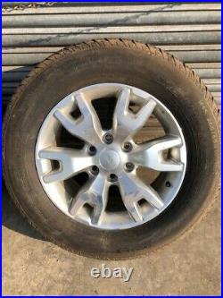 Ford Ranger Wildtrak 18 Alloy Wheels With Tyres And Wheel Nuts Inc Locking