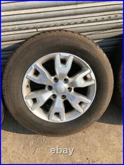 Ford Ranger Wildtrak 18 Alloy Wheels With Tyres And Wheel Nuts Inc Locking