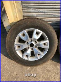 Ford Ranger Wildtrak 18 Alloy Wheels With Tyres And Wheel Nuts Inc Locking