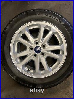 Ford Transit Connect alloy wheels and tyres. 2019, 13k, With Locking Wheel Nuts