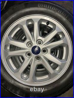 Ford Transit Connect alloy wheels and tyres. 2019, 13k, With Locking Wheel Nuts