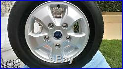Ford Transit Custom 16'' Set Of Alloy Wheels and Tyres and Full Set Locking Nuts