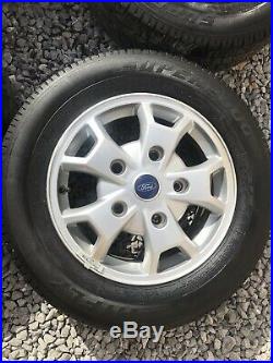 Ford Transit Custom 16'' Set Of Alloy Wheels and Tyres and Full Set Locking Nuts
