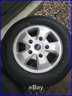 Ford Transit Custom 16inch Alloys including tyres, nuts and locking wheel nuts