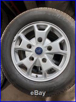 Ford Transit Custom Alloy Wheels 16 factory genuine with tyres nuts & locking