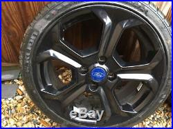 Ford fiesta st alloy wheels 17 + locking wheel nuts