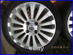 Ford fiesta titanium 16 inch alloy wheels x 4 + locking wheel nuts
