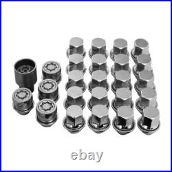 Forged Wheel Nut Kit with Locking Nuts Toyota Land Cruiser (6 nut) (2005-14)