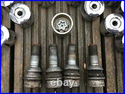 Full Set 20 Locking Wheel Nuts Bolts & Locks VW Touareg (2014) 14x1.5 R14 LOOK