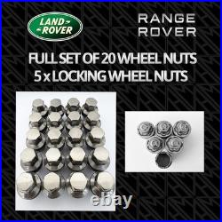 Full Set Of Land Rover Defender 110 L663 2020 Genuine Nuts & Locking Wheel Nuts