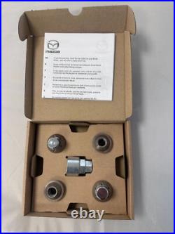 GENUINE Mazda Anti-Theft Locking Wheel Nut Kit 21mm 410078917